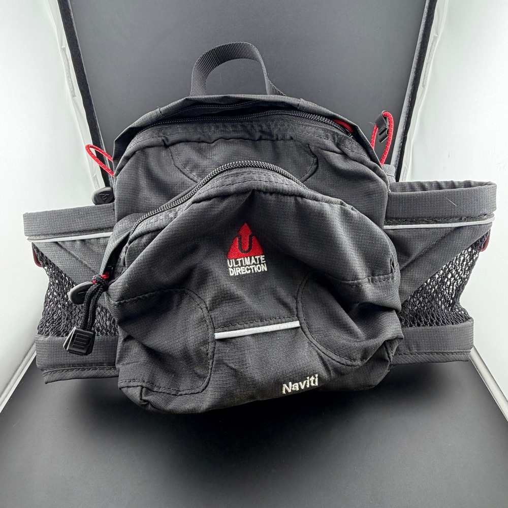 Ultimate Direction Naviti Black Ripstop Running Hiking Waist Pack Fanny Pack